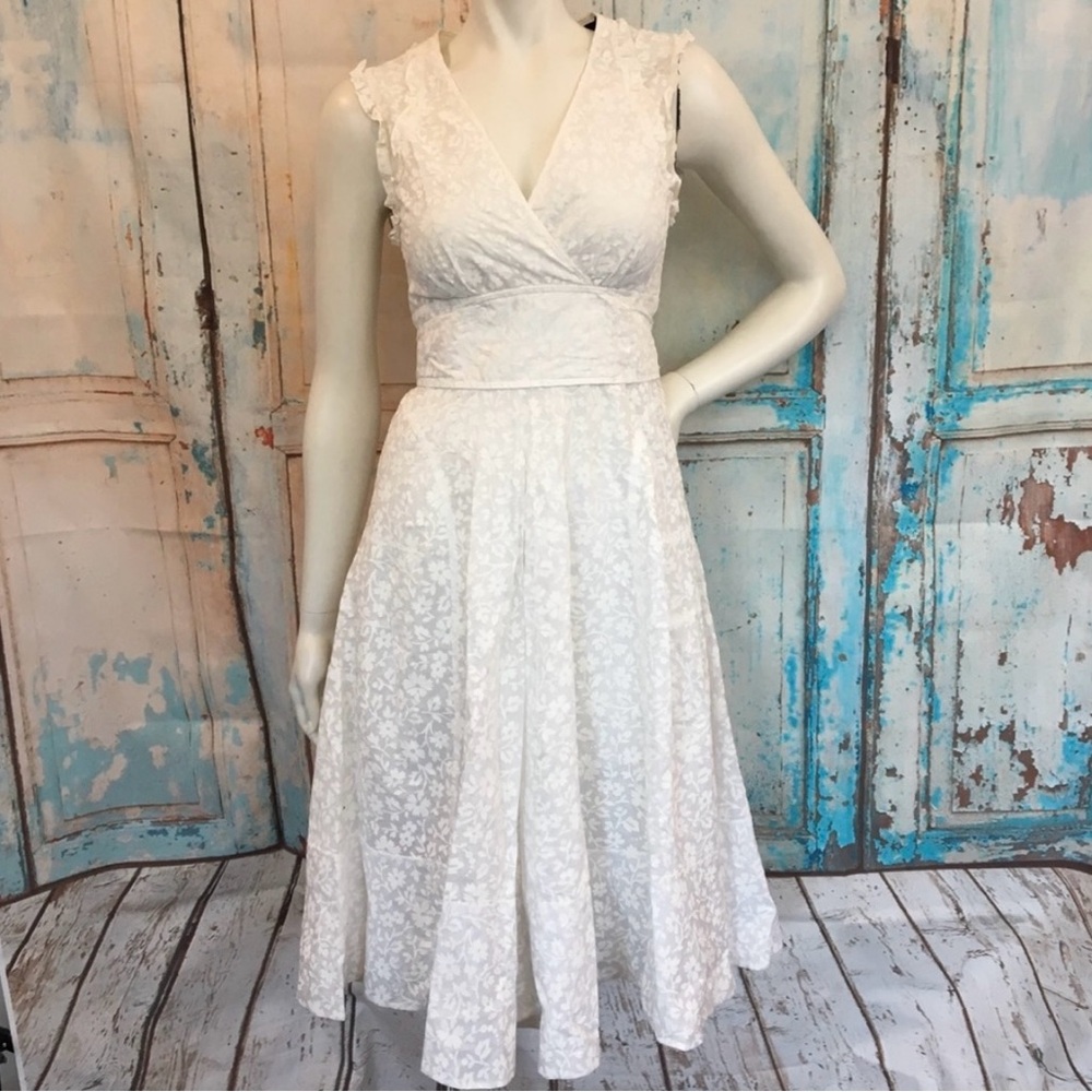 Marc By Marc Jacobs White Midi Dress